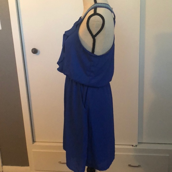 Sold Blue pocket dress - Picture 4 of 6